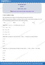 Đề thi học kì 2 Toán 7 - Đề số 2 - Chân trời sáng tạo